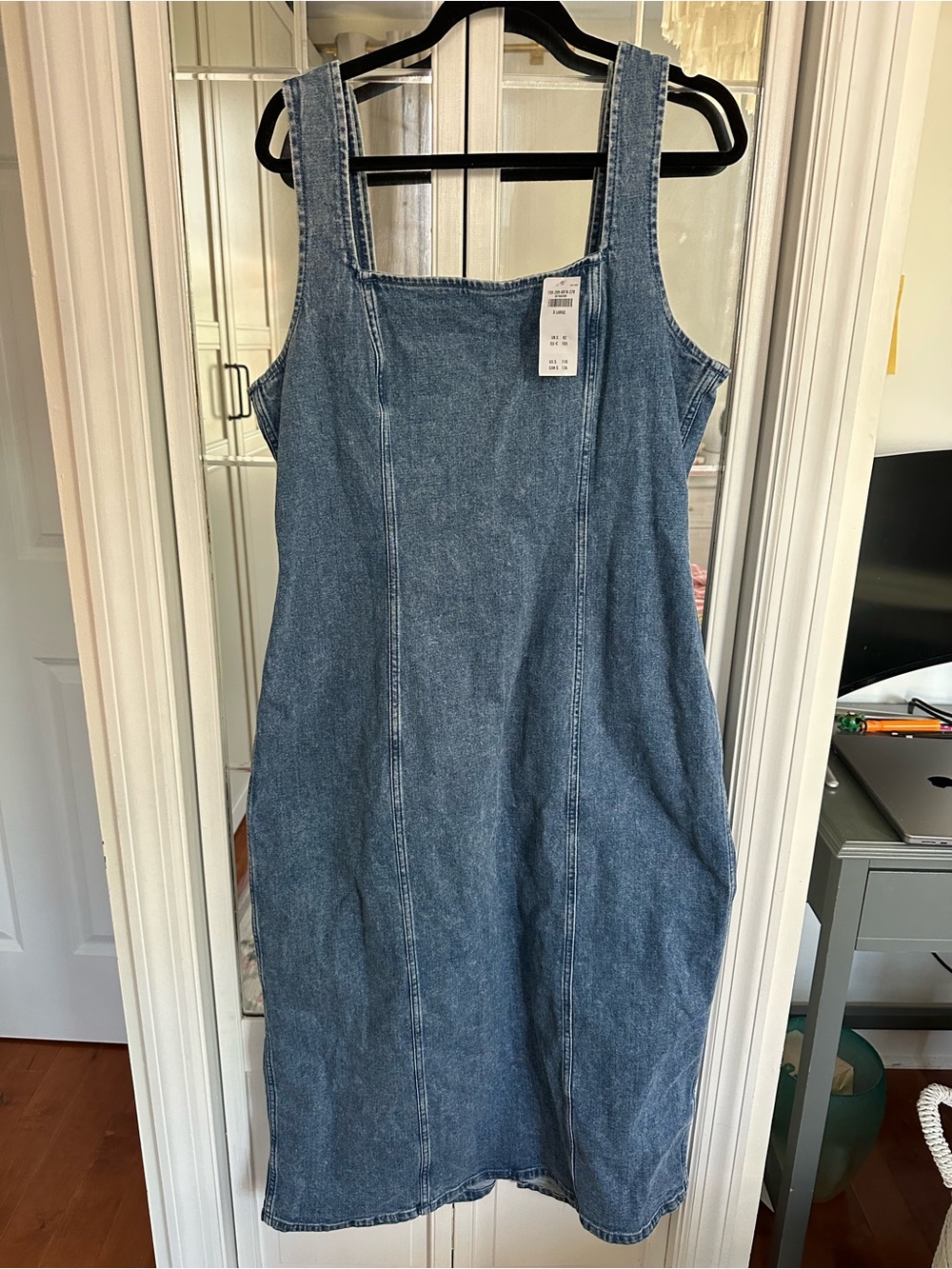 Abercrombie & Fitch Denim Maxi Dress - Medium Blue